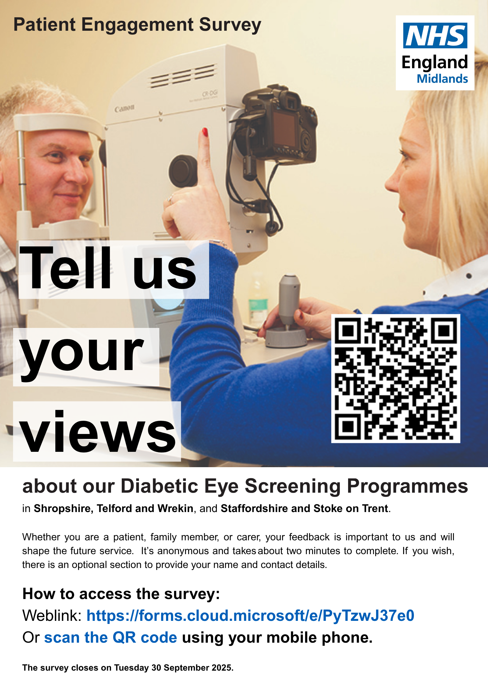 Diabetic eye screening survey Diabetic eye screening survey